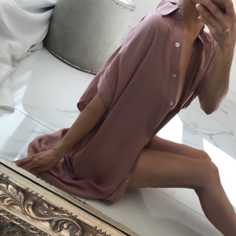 🆕Mauve tunic top, NWT.